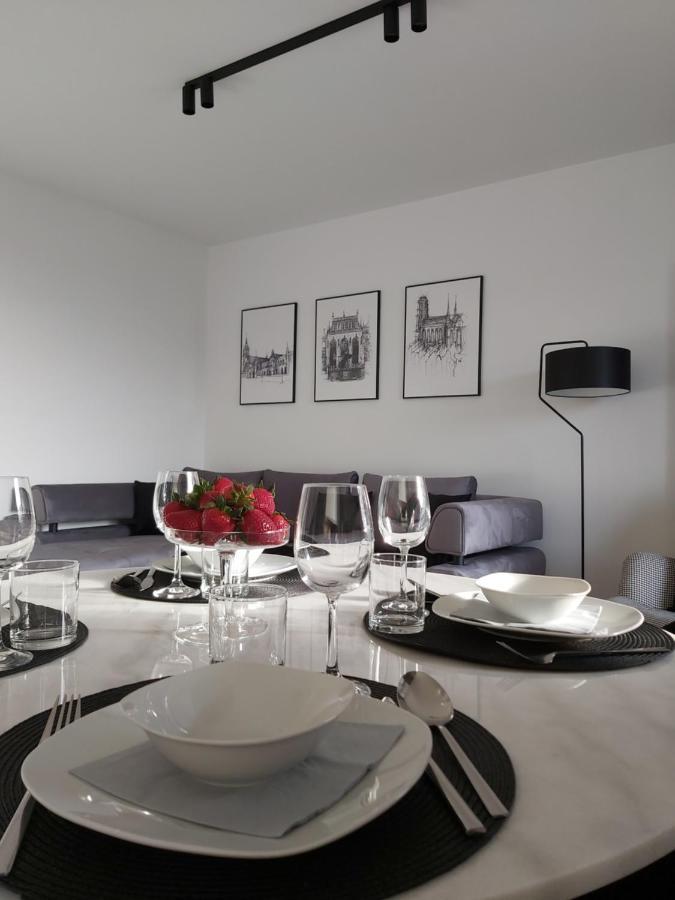 Apartament 150 Zaspa Vvita Z Prywatnym Ogrodem I Tarasem Gdansk Dış mekan fotoğraf