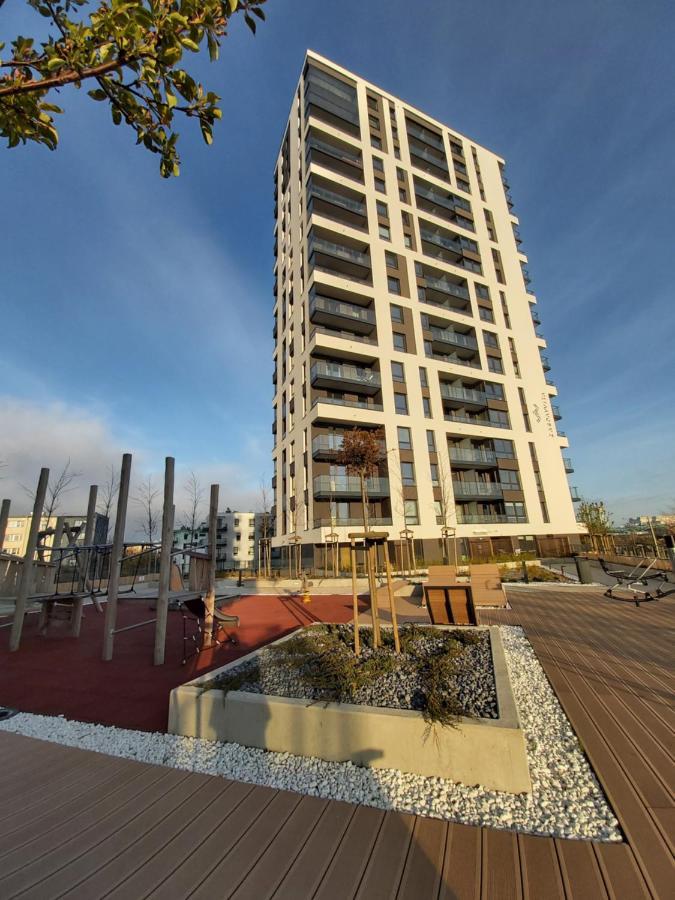 Apartament 150 Zaspa Vvita Z Prywatnym Ogrodem I Tarasem Gdansk Dış mekan fotoğraf