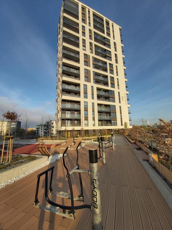 Apartament 150 Zaspa Vvita Z Prywatnym Ogrodem I Tarasem Gdansk Dış mekan fotoğraf