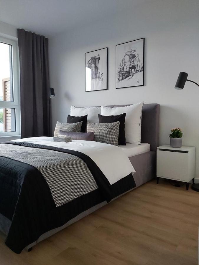 Apartament 150 Zaspa Vvita Z Prywatnym Ogrodem I Tarasem Gdansk Dış mekan fotoğraf